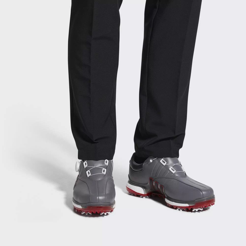 Adidas Tour360 EQT Boa Tenis De Golf Grises Para Hombre (MX-47994)